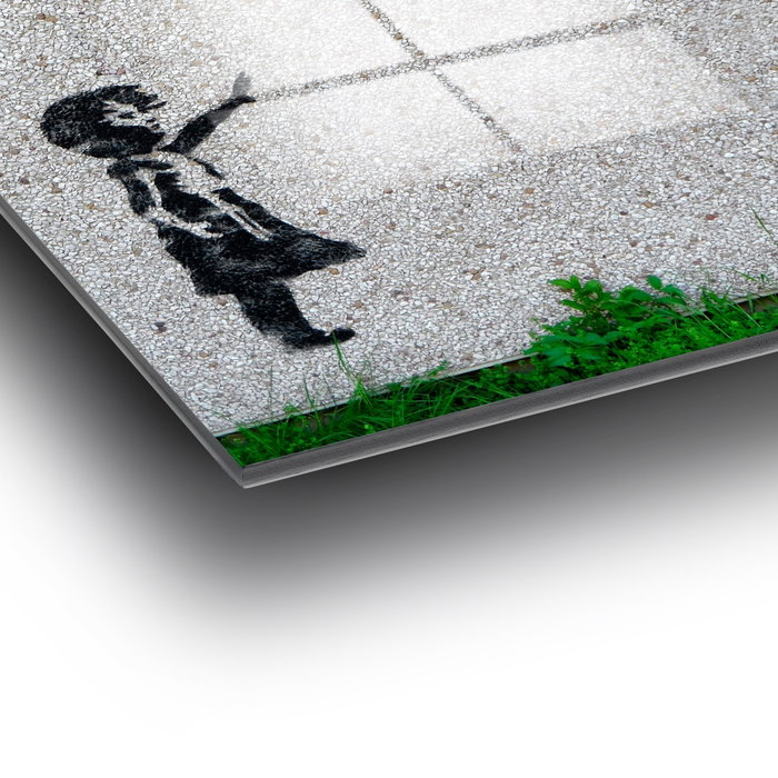 Wallity Cuadro Decorativo de Vidrio Templado Banksy 30 x 45 cm Wallity Cuadro Decorativo de Vidrio Templado Banksy 30 x 45 cm